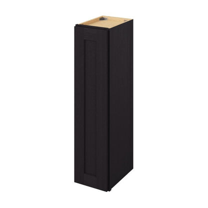 9"W x 36"H Wall Cabinet with Single Door and Two Shelves in Catalina Espresso