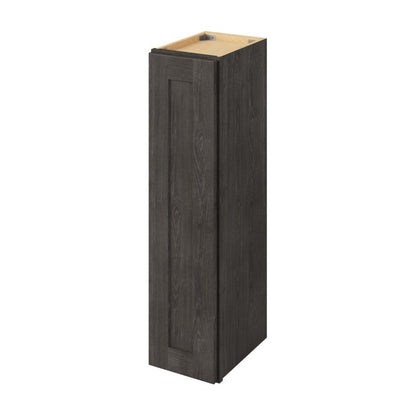 9"W x 36"H Wall Cabinet with Single Door and Two Shelves in Catalina Slate