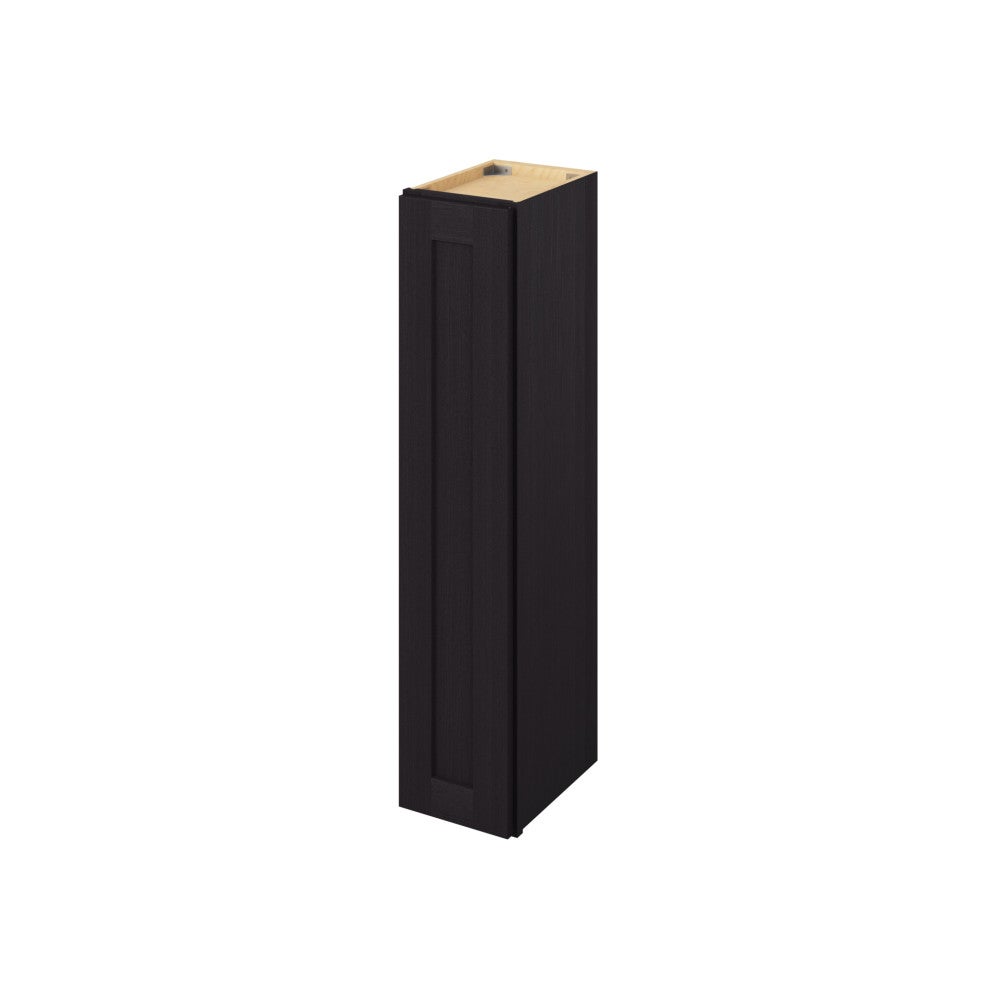 9"W x 42"H Wall Cabinet with Single Door and Three Shelves in Catalina Espresso