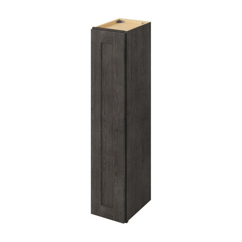 9"W x 42"H Wall Cabinet with Single Door and Three Shelves in Catalina Slate