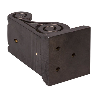 classic Scroll Corbel in Espresso, view 3