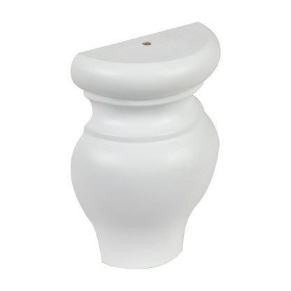 half Bun Foot in Polar White, view 3