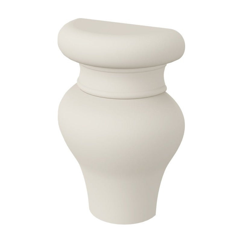 half Bun Foot in Shell White