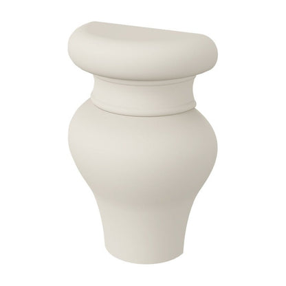 half Bun Foot in Shell White