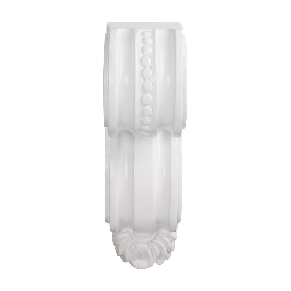 large Classic Scroll Corbel in Polar White, view 2