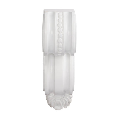 large Classic Scroll Corbel in Polar White, view 2