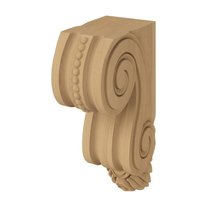 large Classic Scroll Corbel in Sandstone