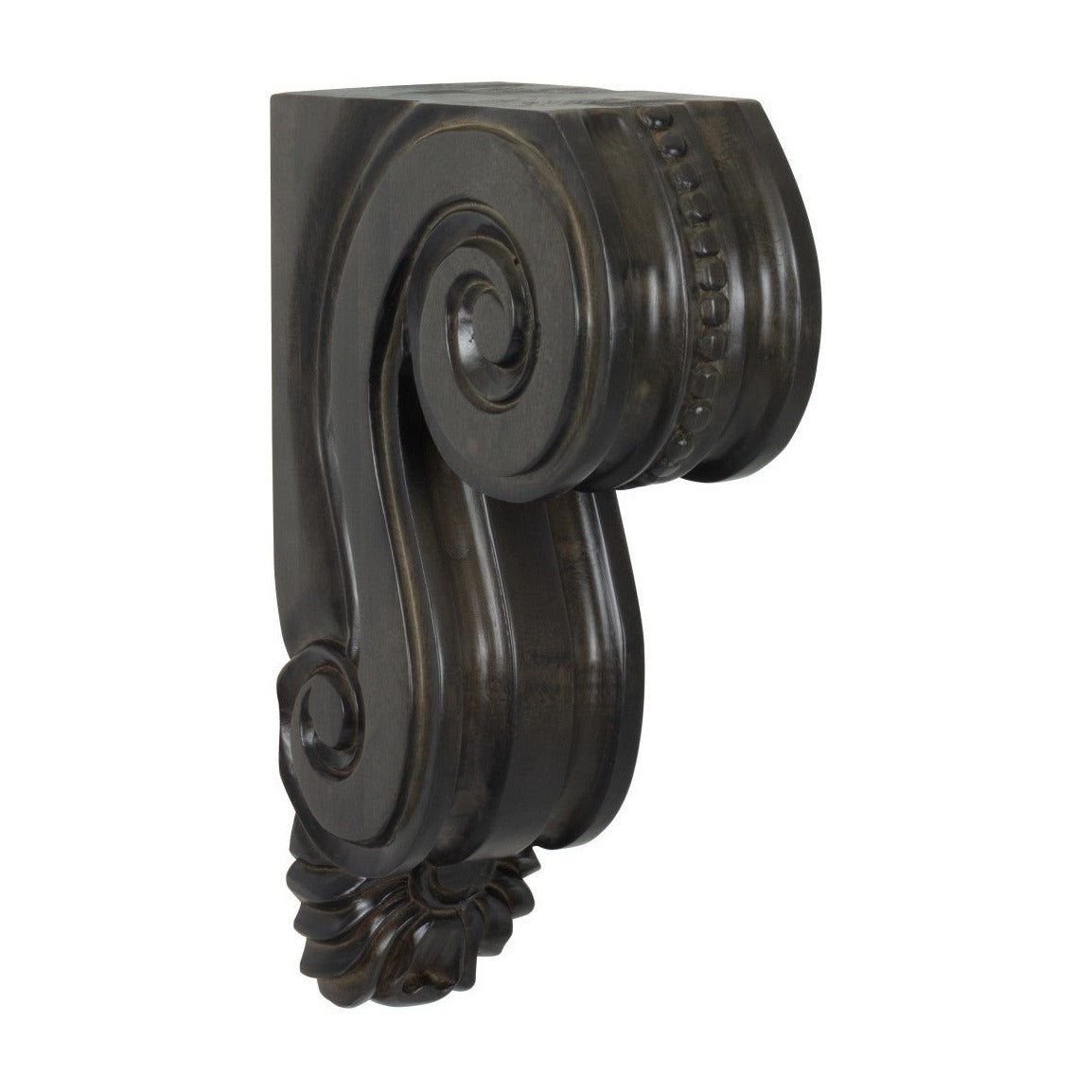 large Classic Scroll Corbel in Slate