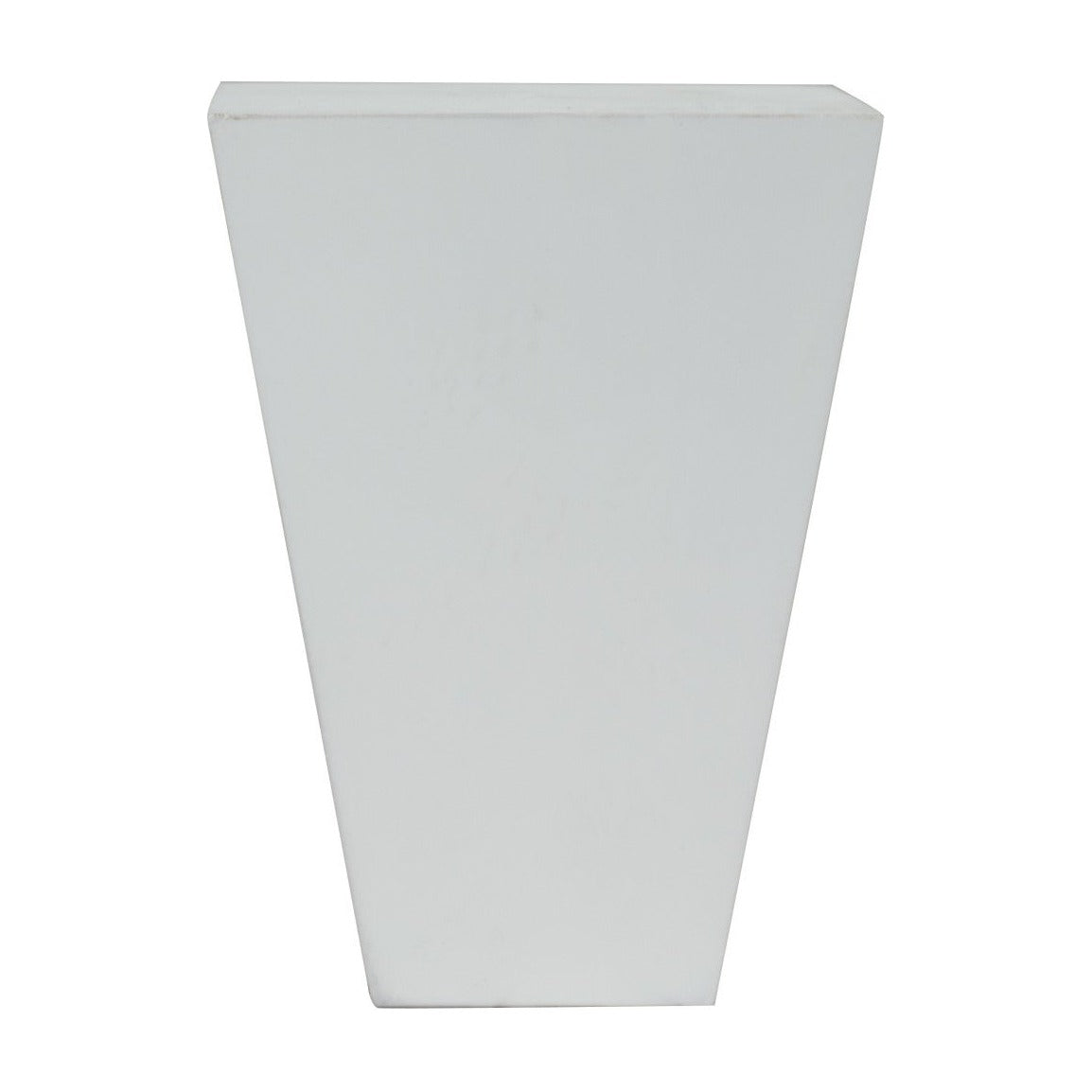 tapered Foot in Polar White