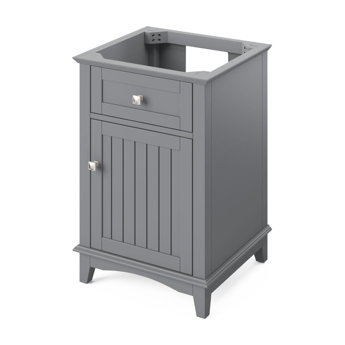 Savino 24" Single Bowl Freestanding Bathroom Vanity, Grey