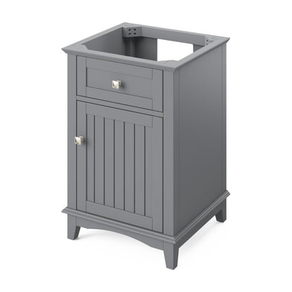 Savino 24" Single Bowl Freestanding Bathroom Vanity, Grey