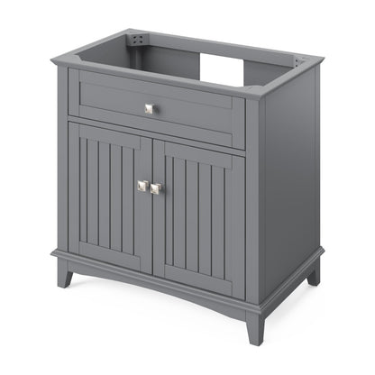 Savino 36" Single Bowl Freestanding Bathroom Vanity, Grey