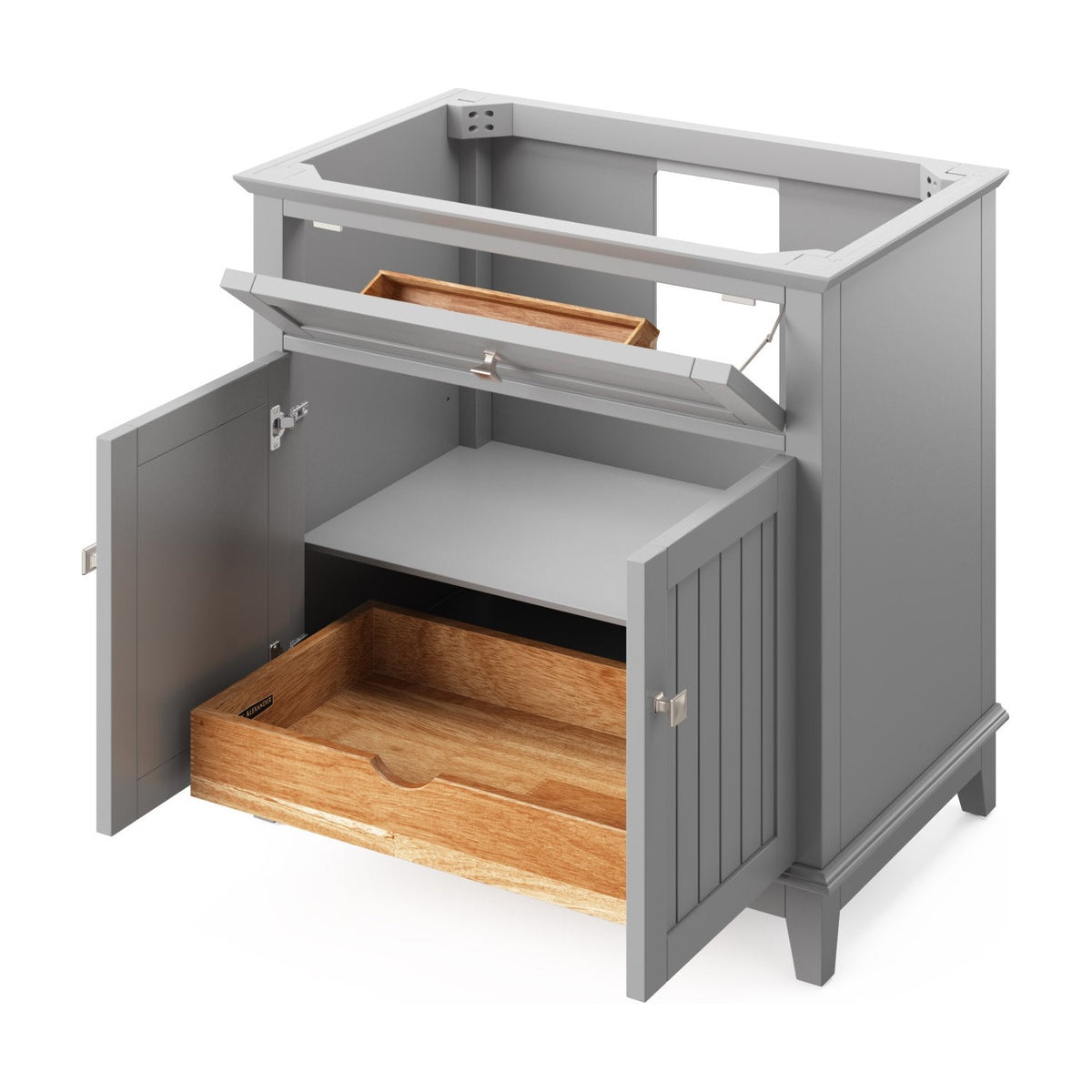 Savino 36" Single Bowl Freestanding Bathroom Vanity, alternate view