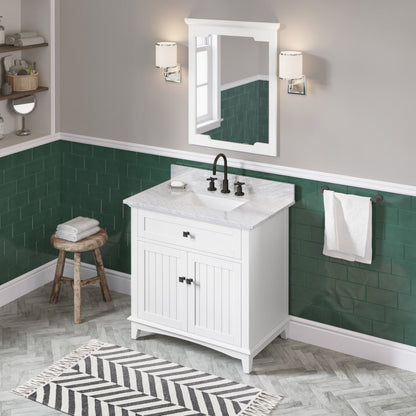 Savino 36" Single Bowl Freestanding Bathroom Vanity, alternate view