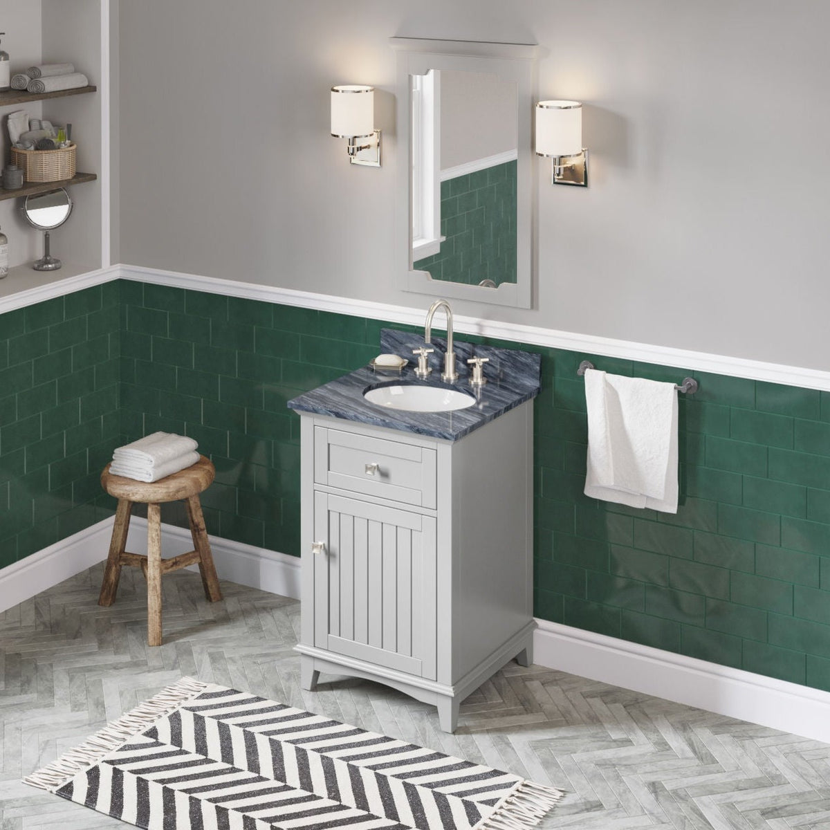 Savino 48" Single Bowl Freestanding Bathroom Vanity, alternate view