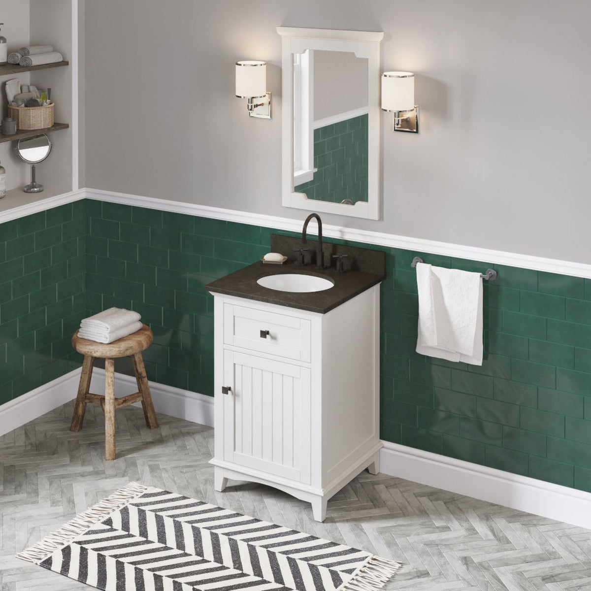 Savino 48" Single Bowl Freestanding Bathroom Vanity, alternate view