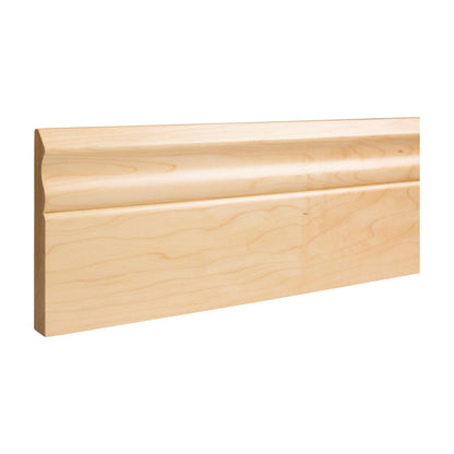 Scalloped Edge Base Moulding, 3/4" x 5" x 8 ft stick