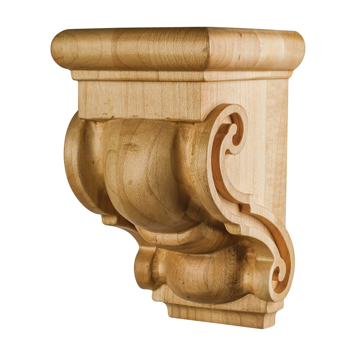 Scrolled Wood Bar Bracket, 3" x 3" x 5"