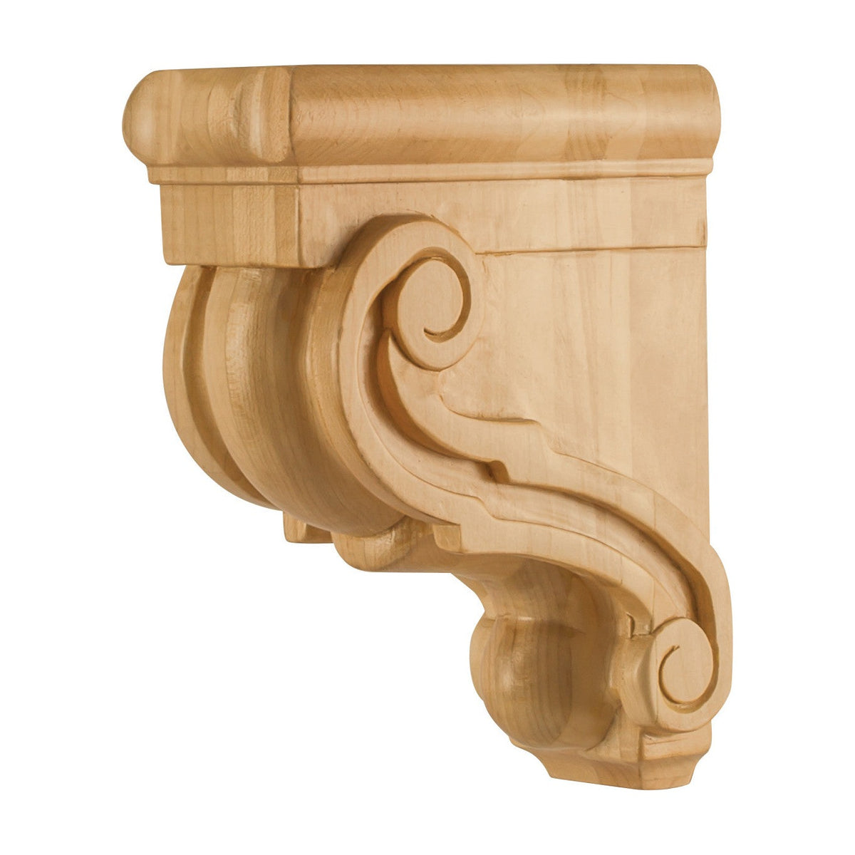 Scrolled Wood Bar Bracket, 3" x 6" x 8"