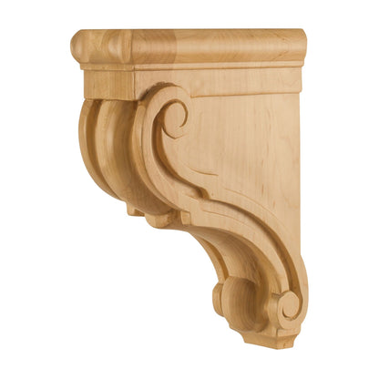 Scrolled Wood Bar Bracket, 3" x 7" x 10"