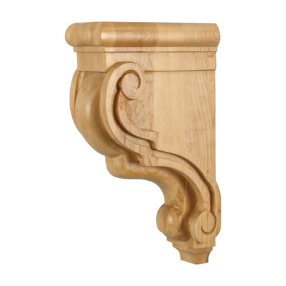 Scrolled Wood Bar Bracket, 3-3/8" x 7-3/4" x 13"