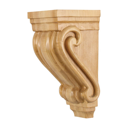 Scrolled Wood Corbel, 4-1/2" x 5" x 10"