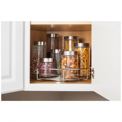 Selah Single Shelf Wire Lazy Susan