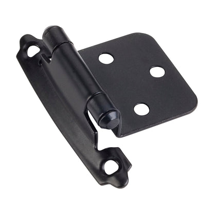 Self-Closing Face Frame Flush Hinge, Black
