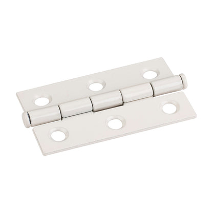 Single Half Swaged Butt Hinge, 2-1/2", Almond