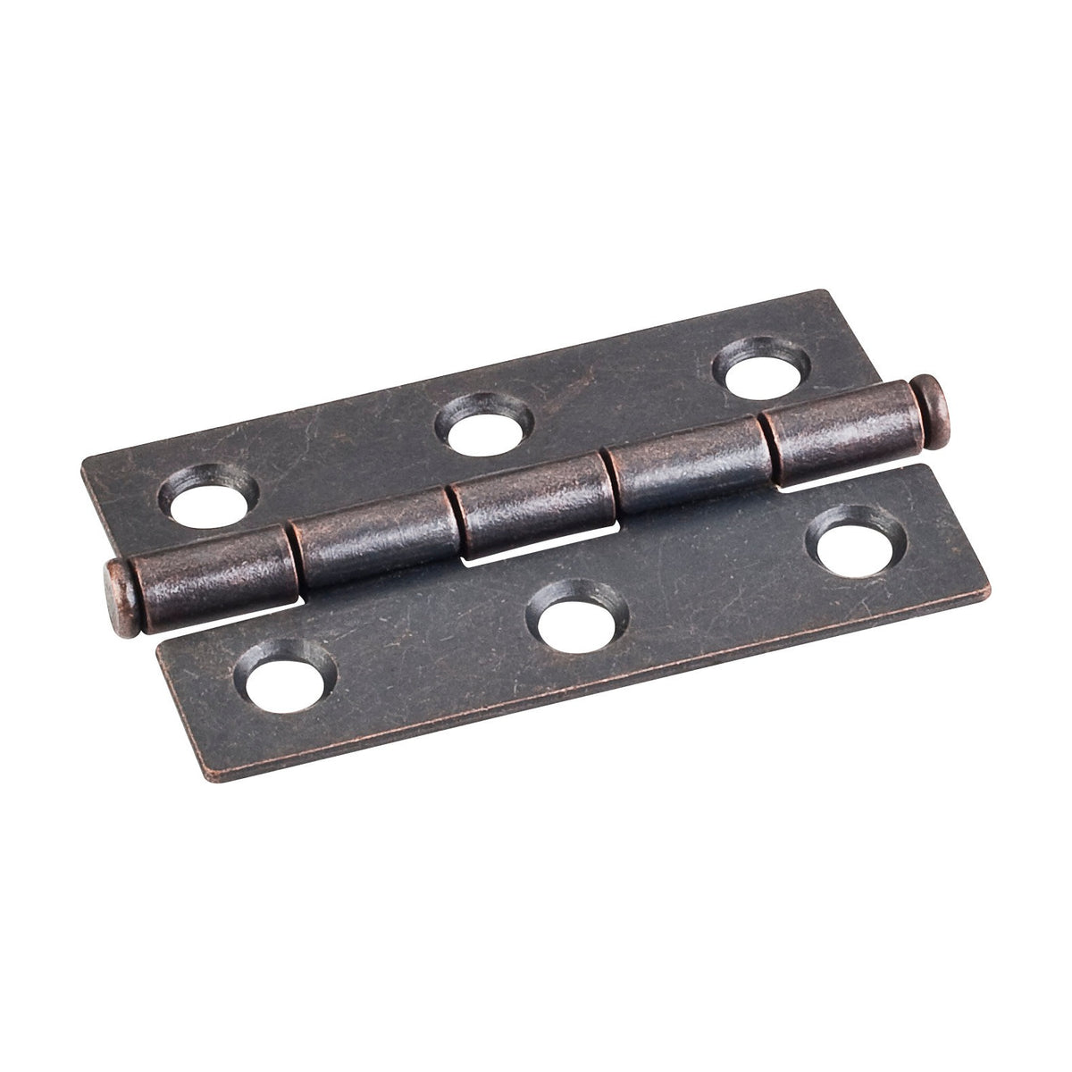 Single Half Swaged Butt Hinge, 2-1/2", Distressed Antique Brass