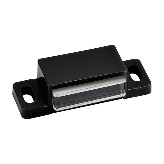 Single Magnetic Cabinet Catch in Black