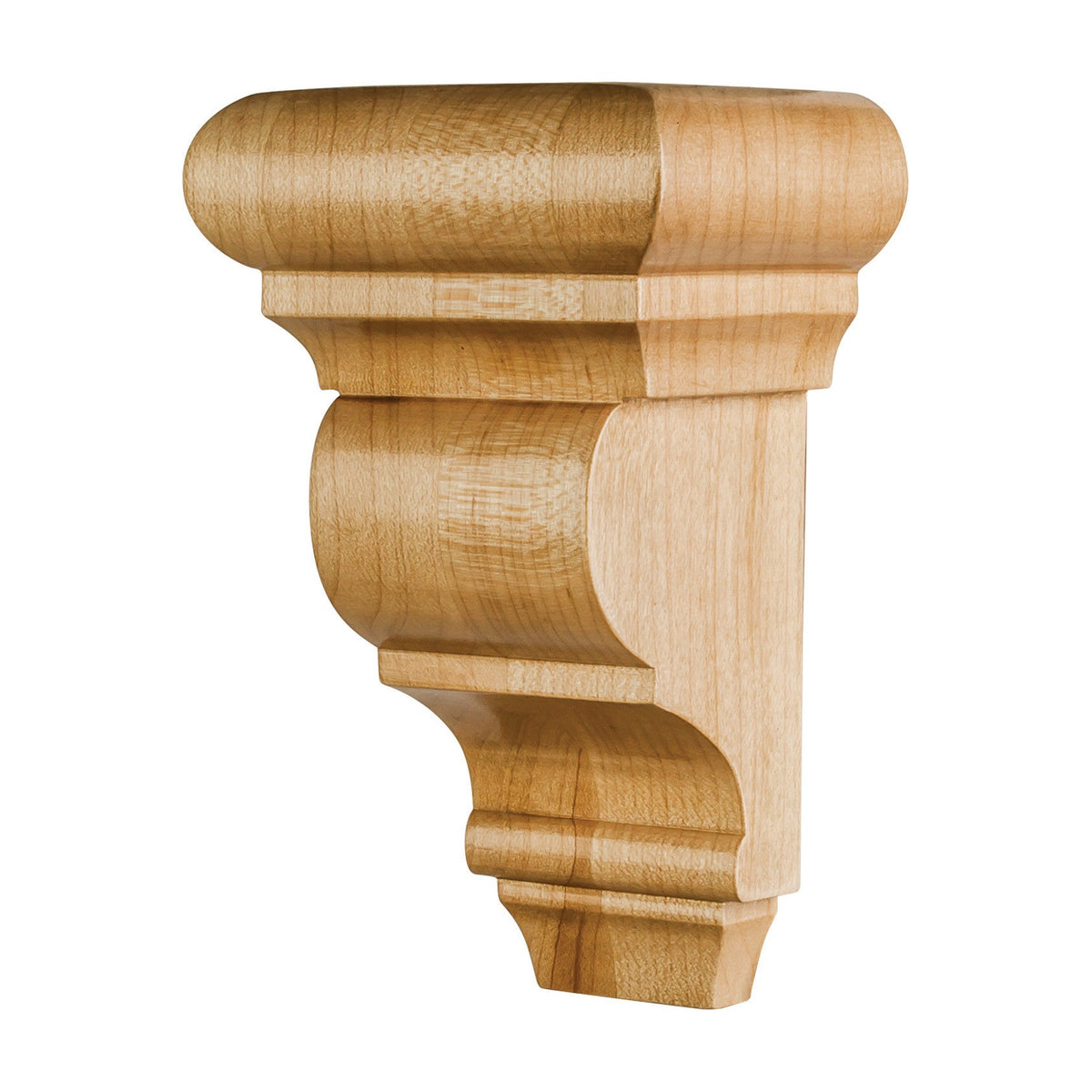 Smooth Wood Bar Bracket, 3" x 2-1/2" x 5"