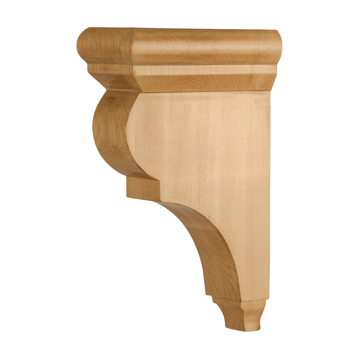 Smooth Wood Bar Bracket, 3" x 6-1/2" x 10"