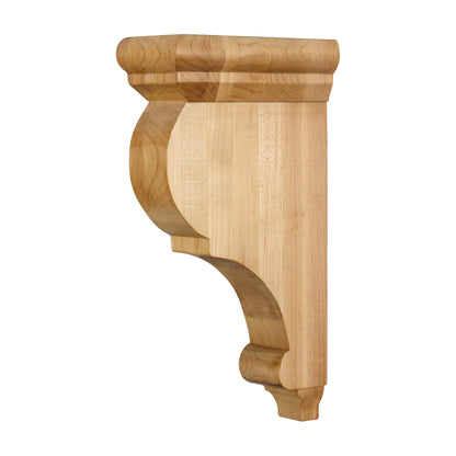 Smooth Wood Bar Bracket, 3" x 6-1/2" x 12"