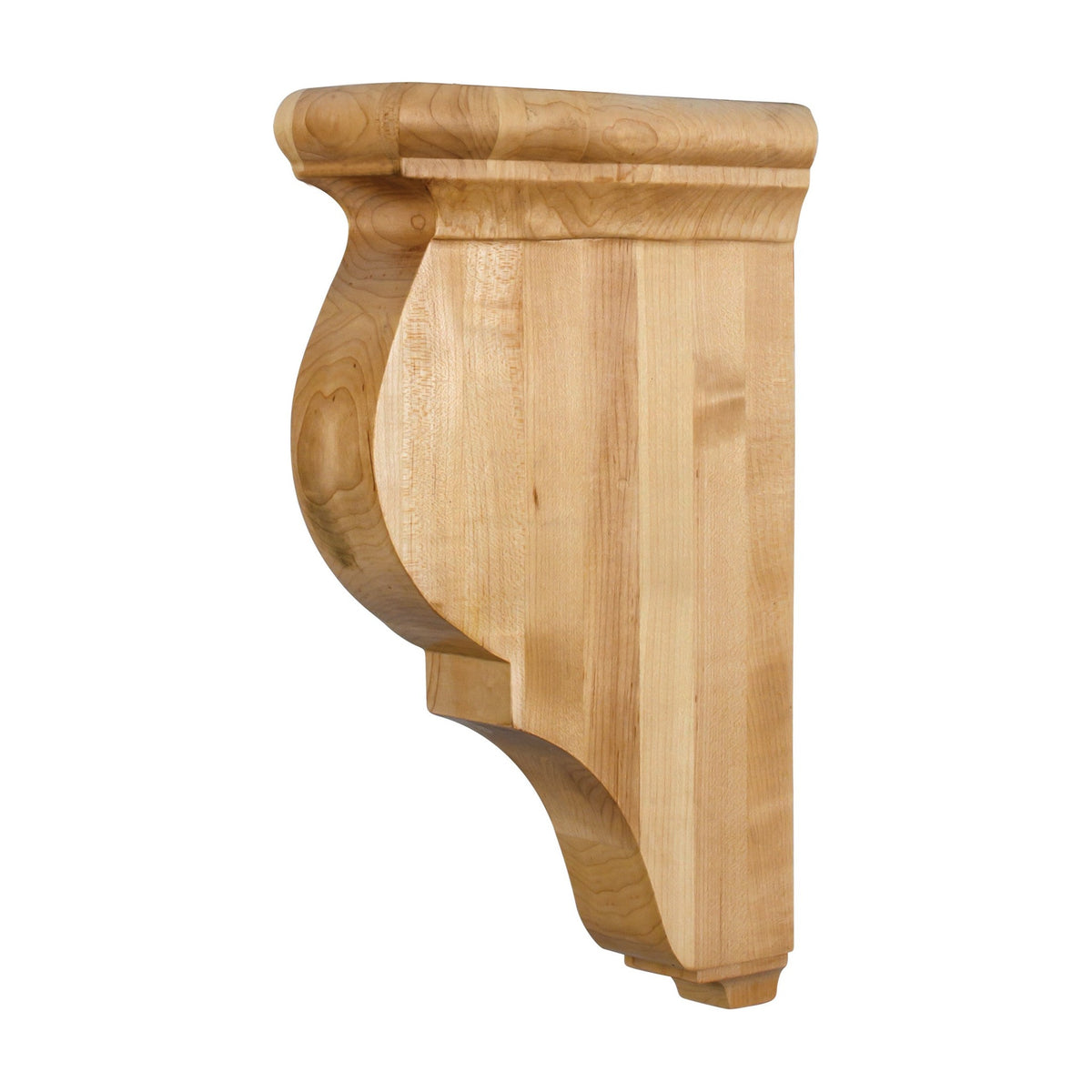 Smooth Wood Bar Bracket, 3" x 8-1/2" x 14"