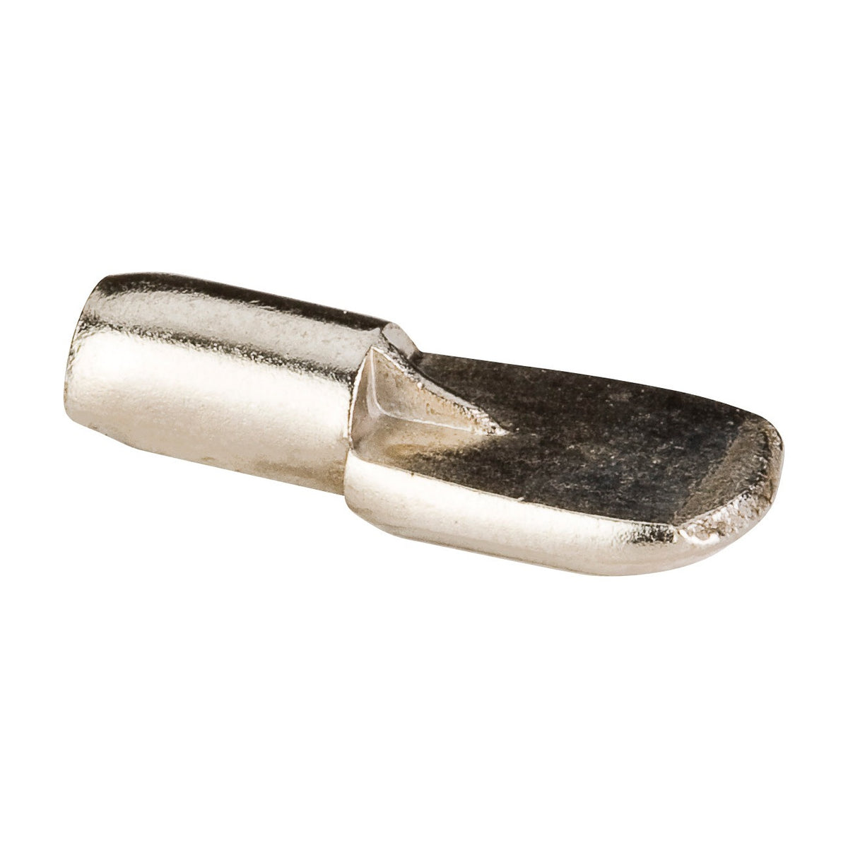 Spoon Shelf Support, 5 mm, Bright Nickel, Box of 1,000, Anti-Slide Barb (Full Carton)