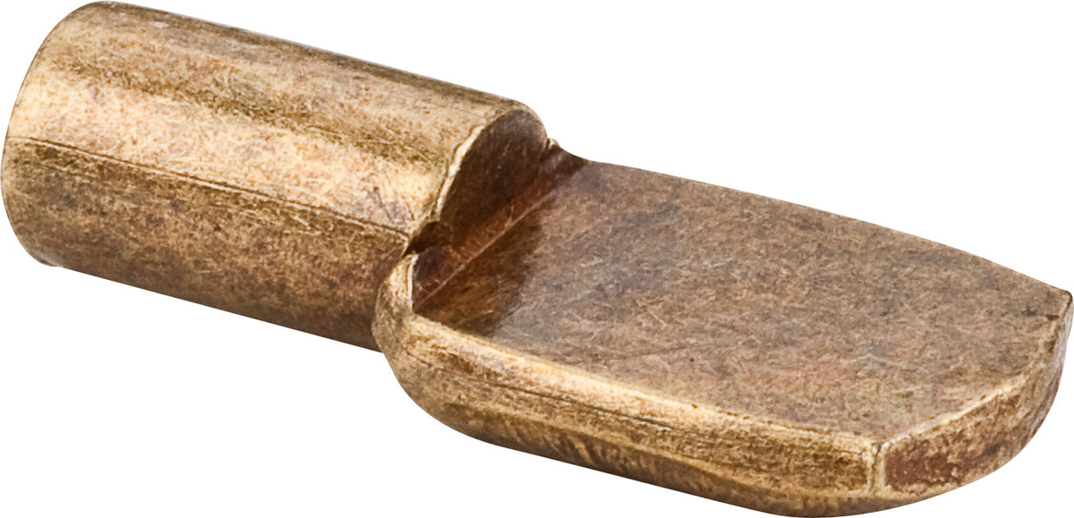 Spoon Shelf Support, 5 mm, Brushed Antique Brass, Box of 1,000 (Full Carton)