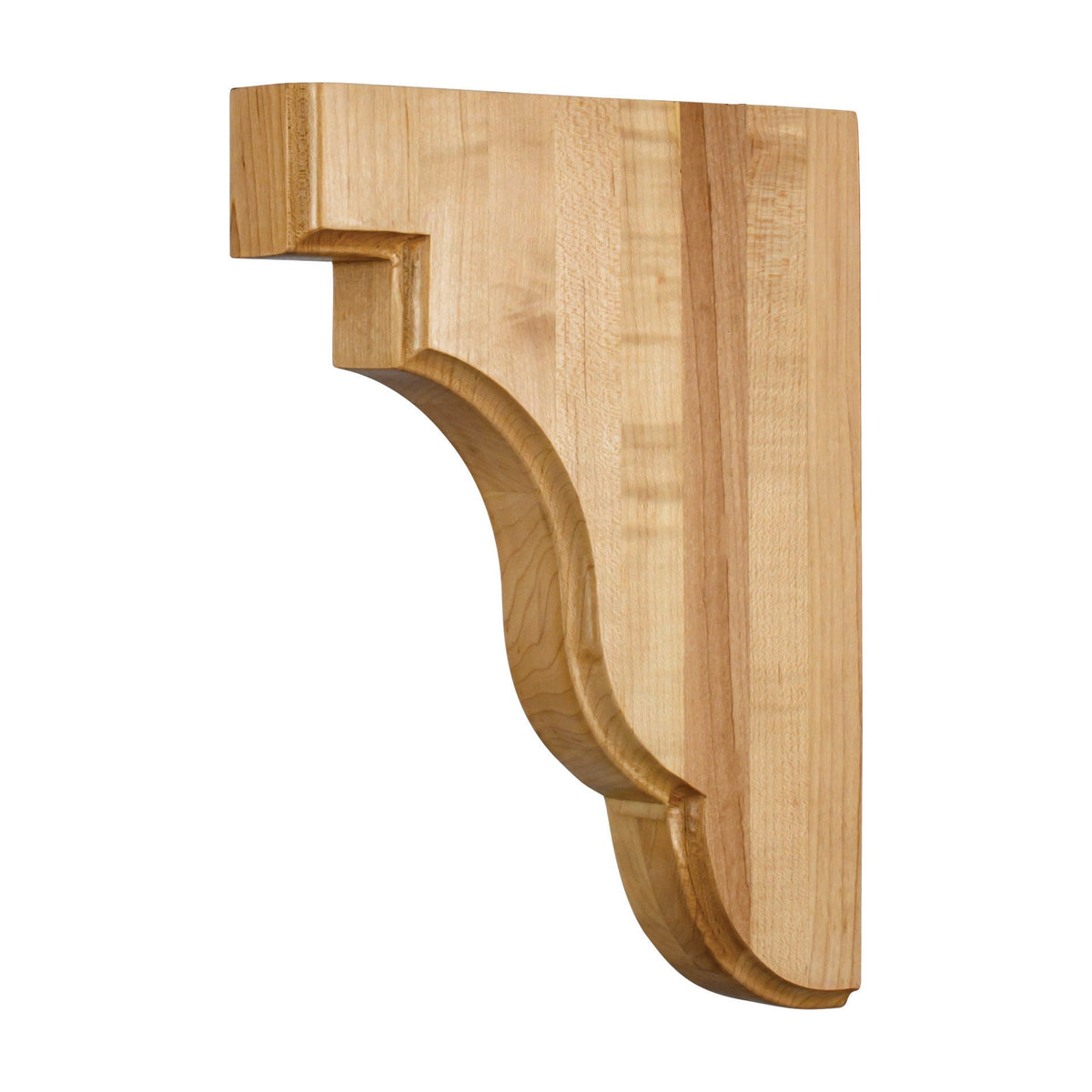 Square Edge Wood Bar Bracket, 1-3/4" x 8-1/2" x 11"