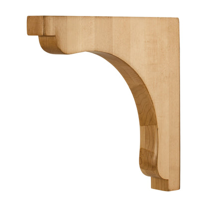 Square End Wood Corbel, 1-1/2" x 10" x 10"