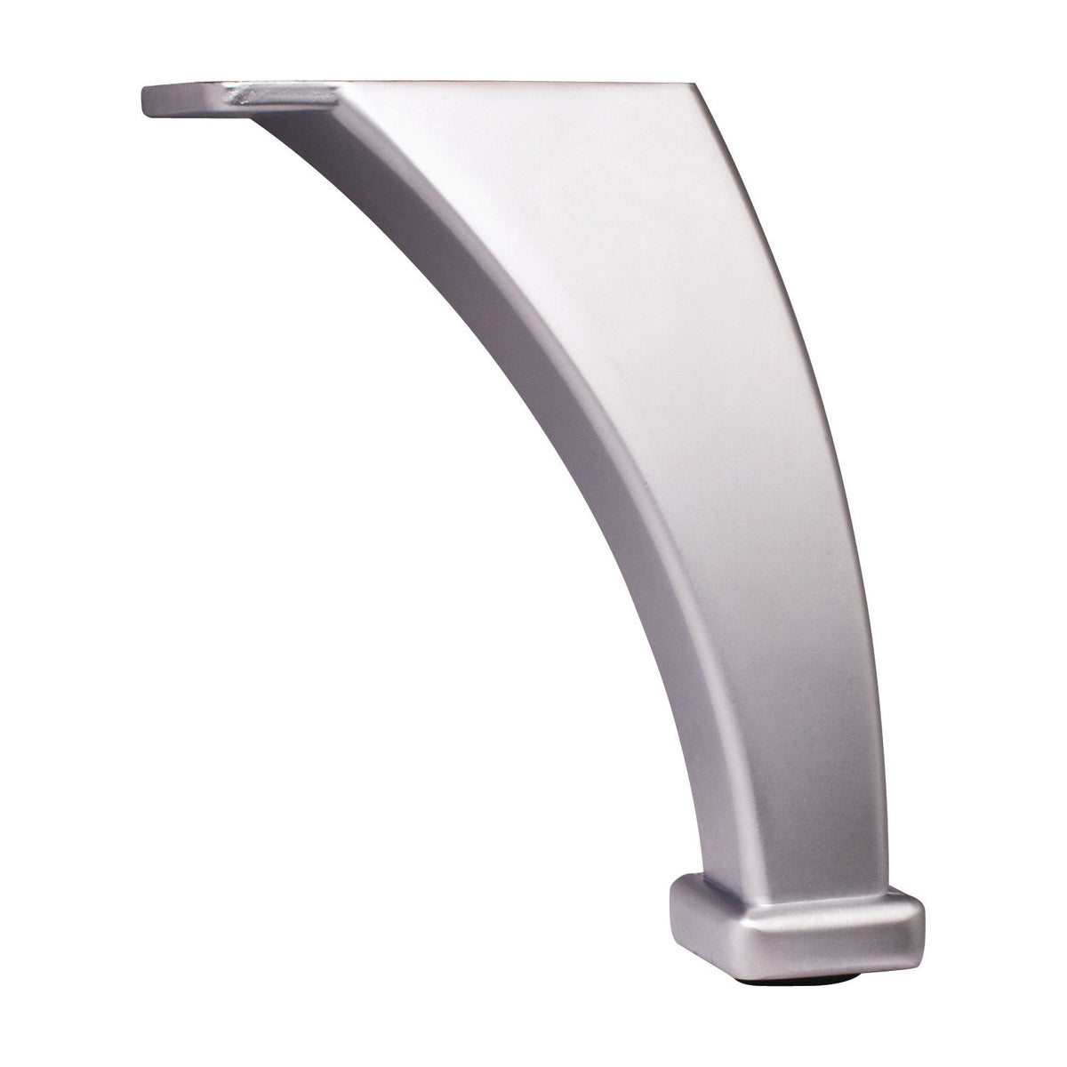 Squared Metal Furniture Leg, 4-1/8" Tall