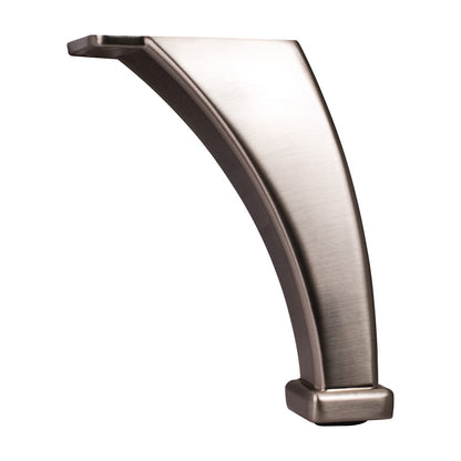 Squared Metal Furniture Leg, 4-1/8" Tall