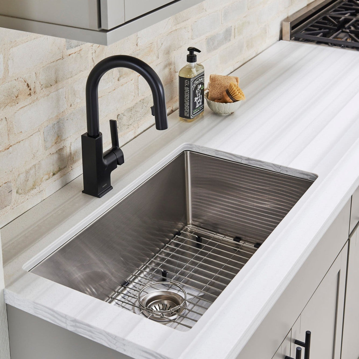 Stainless Steel Kitchen Sink Grid for Augustin 30" Single Bowl Sink, Stainless Steel, alternate view