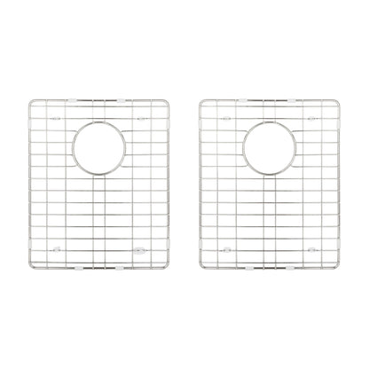 Stainless Steel Kitchen Sink Grid Set for Augustin 32" 50/50 Double Bowl Sink, Stainless Steel