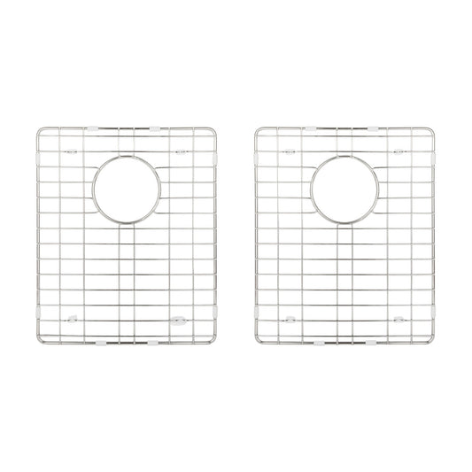 Stainless Steel Kitchen Sink Grid Set for Augustin 32" 50/50 Double Bowl Sink, Stainless Steel