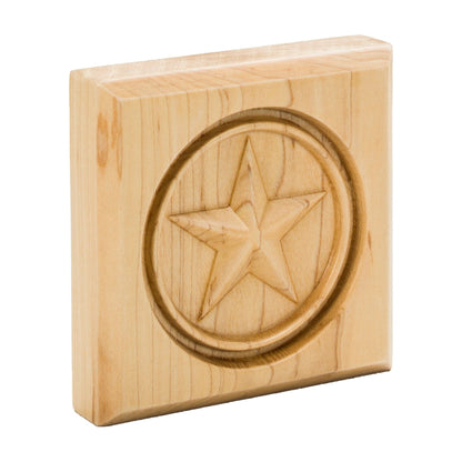 Star Wood Rosette, alternate view