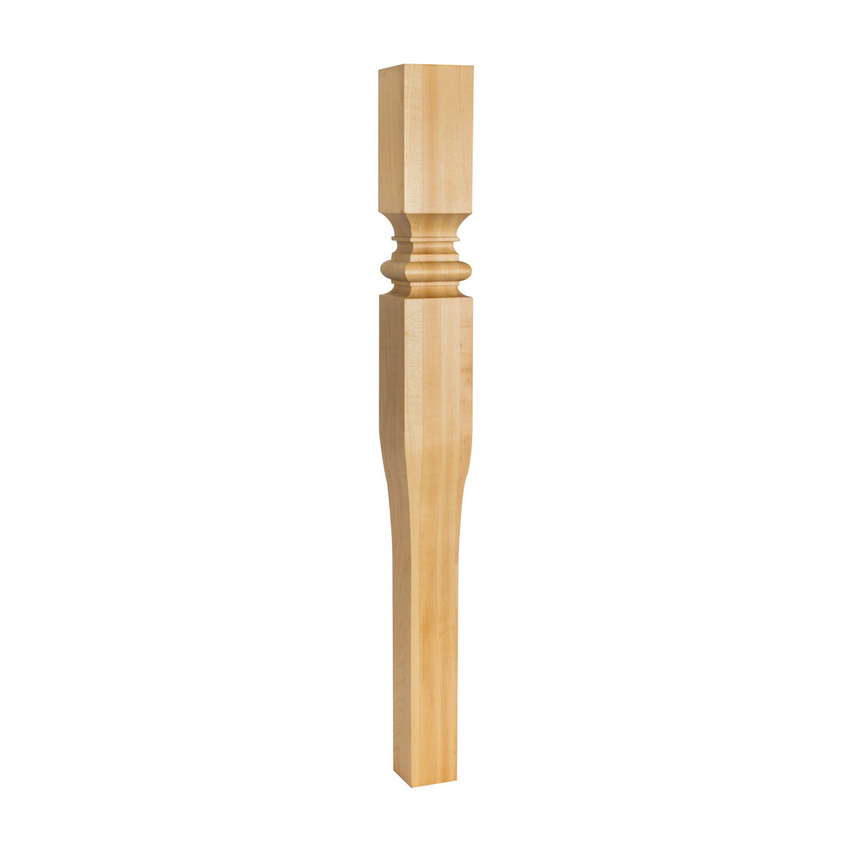 Tapered Island Wood Post, 3-1/2" x 3-1/2" x 35-1/2"