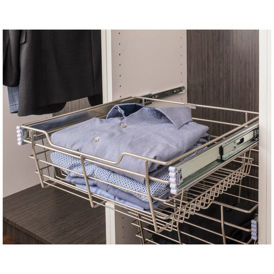 Tate Closet Pullout Basket with Slides
