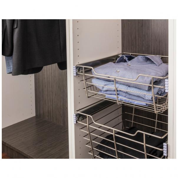 Tate Closet Pullout Basket with Slides