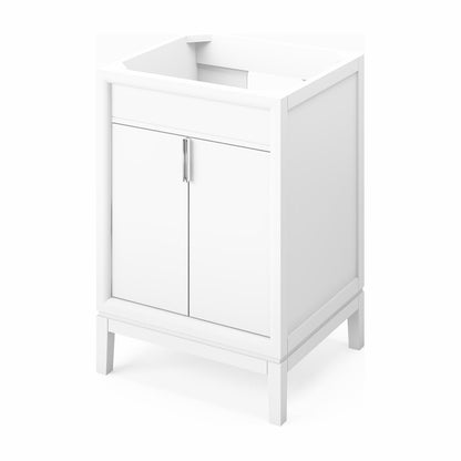 Theodora 24" Single Bowl Freestanding Bathroom Vanity, White
