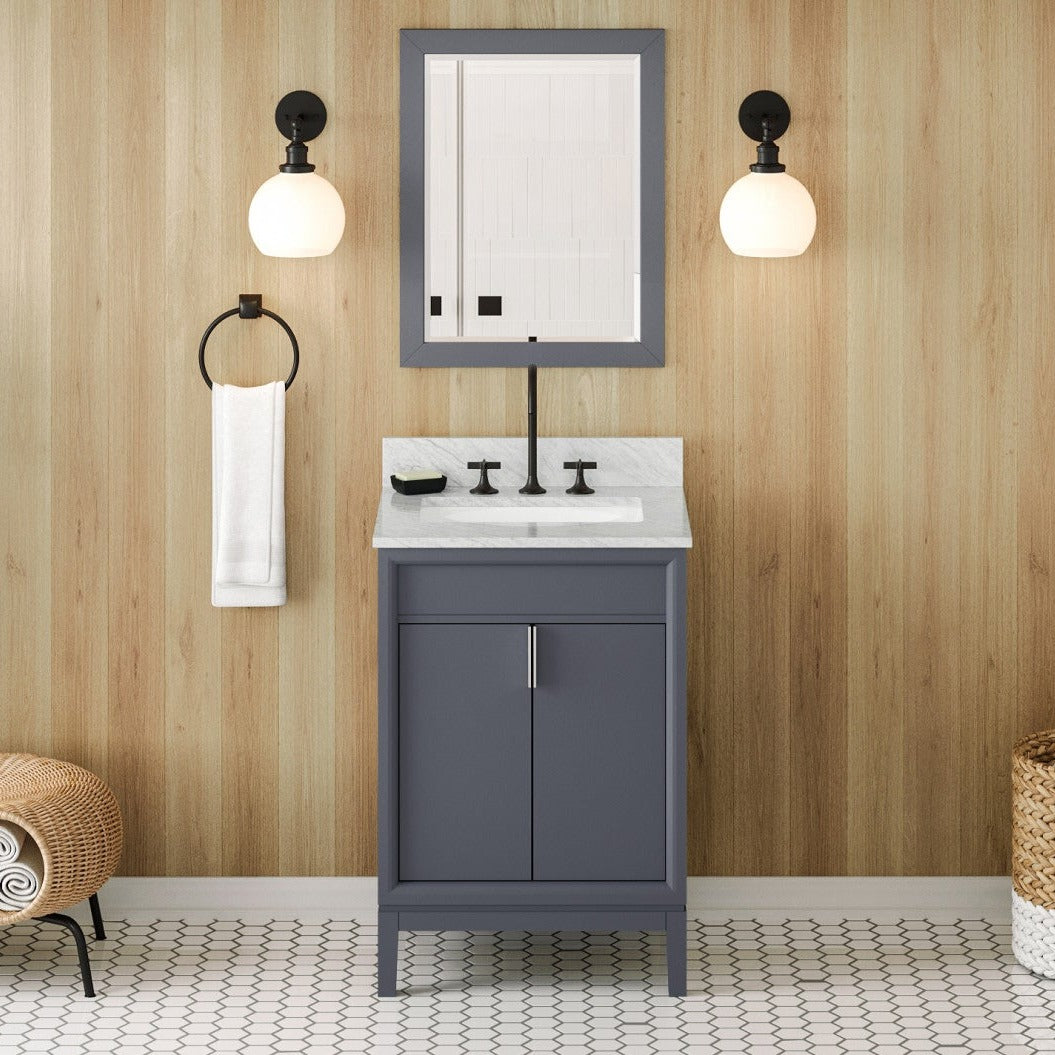 Theodora 24" Single Bowl Freestanding Bathroom Vanity, alternate view
